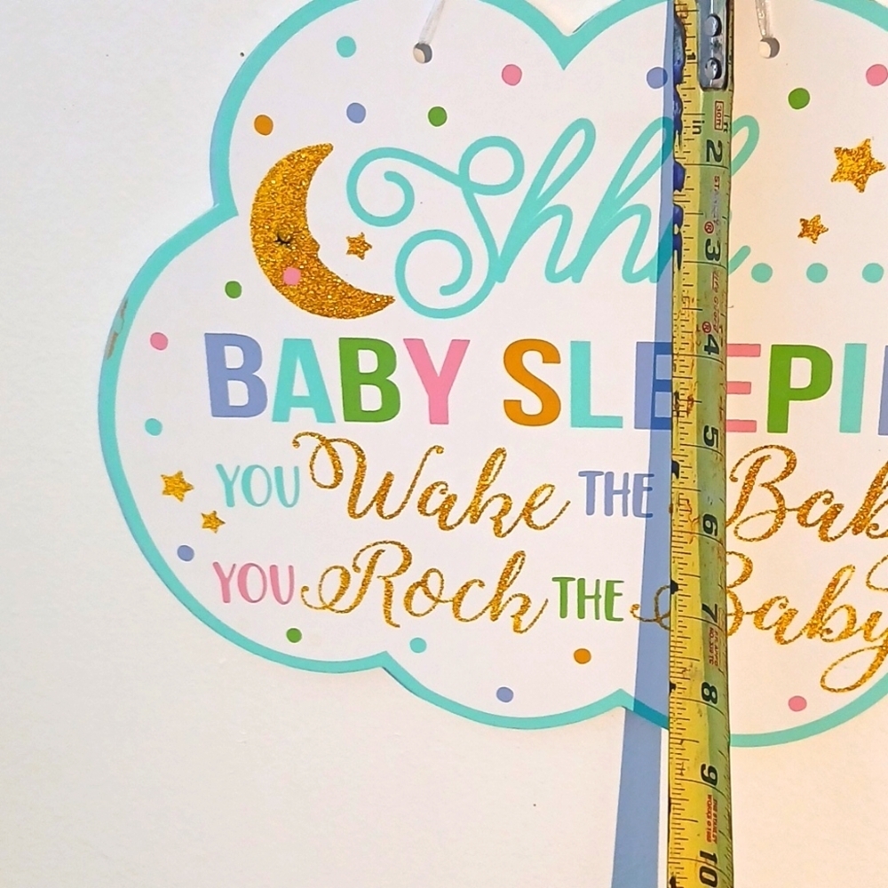 Colorful Baby Sleeping Sign - Picture 5 of 6